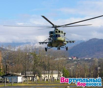 Вертолёты 393 авиабазы в Кореновске временно перебазированы на аэродром Крымска