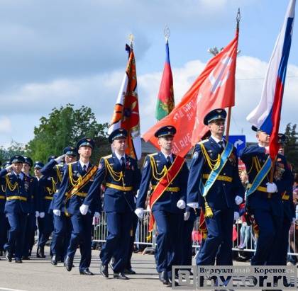 Парад в честь Дня Победы 9 мая 2015 года в Кореновске. Фотоотчёт