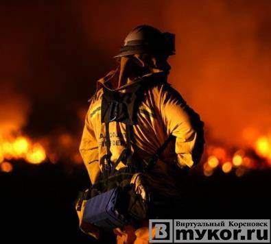 В результате пожара в ст.Раздольной Кореновского района погибли 2 человека