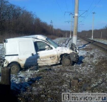 14 декабря 2016 года в Кореновском районе иномарка столкнулась с грузовым поездом. Водитель погиб