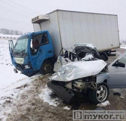 В Кореновском районе в ДТП погиб водитель легкового автомобиля