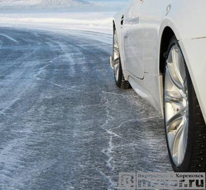 Ледяной армагеддон: за несколько часов дороги Кореновска превратились в ледяное зеркало