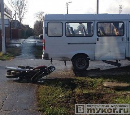 22 ноября 2017 года в Кореновске пьяный мотоциклист протаранил "скорую"