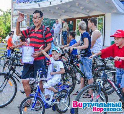 Флэш-моб и велодрайв 16 августа 2014 года в Кореновске. Фотоотчёт