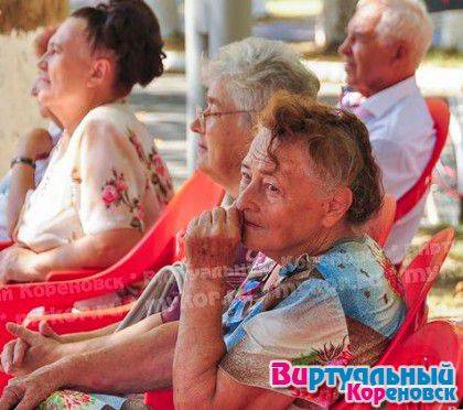 День здоровья для пожилых людей в честь Дня города 16 августа 2014 года в Кореновске. Фотоотчёт