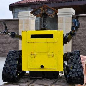 Благодаря местному умельцу в Кореновске появился свой Wall-E (Валли)