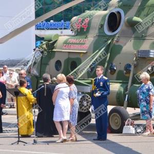 На центральной площади Кореновска состоялась торжественная передача вертолёта Ми-8АМТШ имени Ряфагатя Хабибуллина
