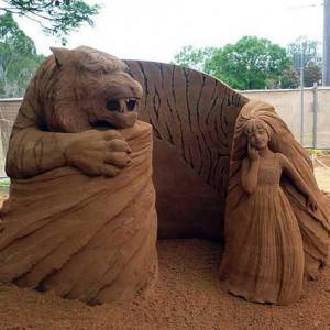 Удивительные скульптуры из песка Сюзанны Руселер