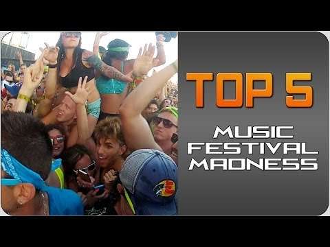 #Top5 Music Festival Madness | JukinVideo Top Five