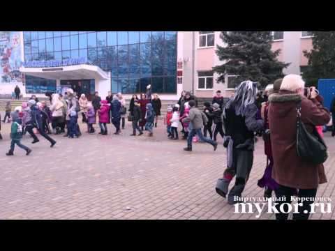 Открытие Новогодней ёлки 27 декабря 2014 года в Кореновске