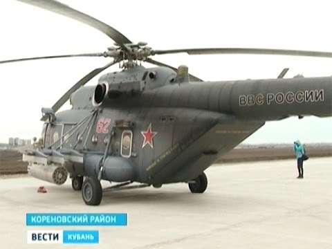 В Кореновске прошли учения боевых вертолетов