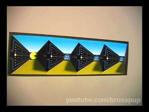 Amazing Pacman Poster Illusion!