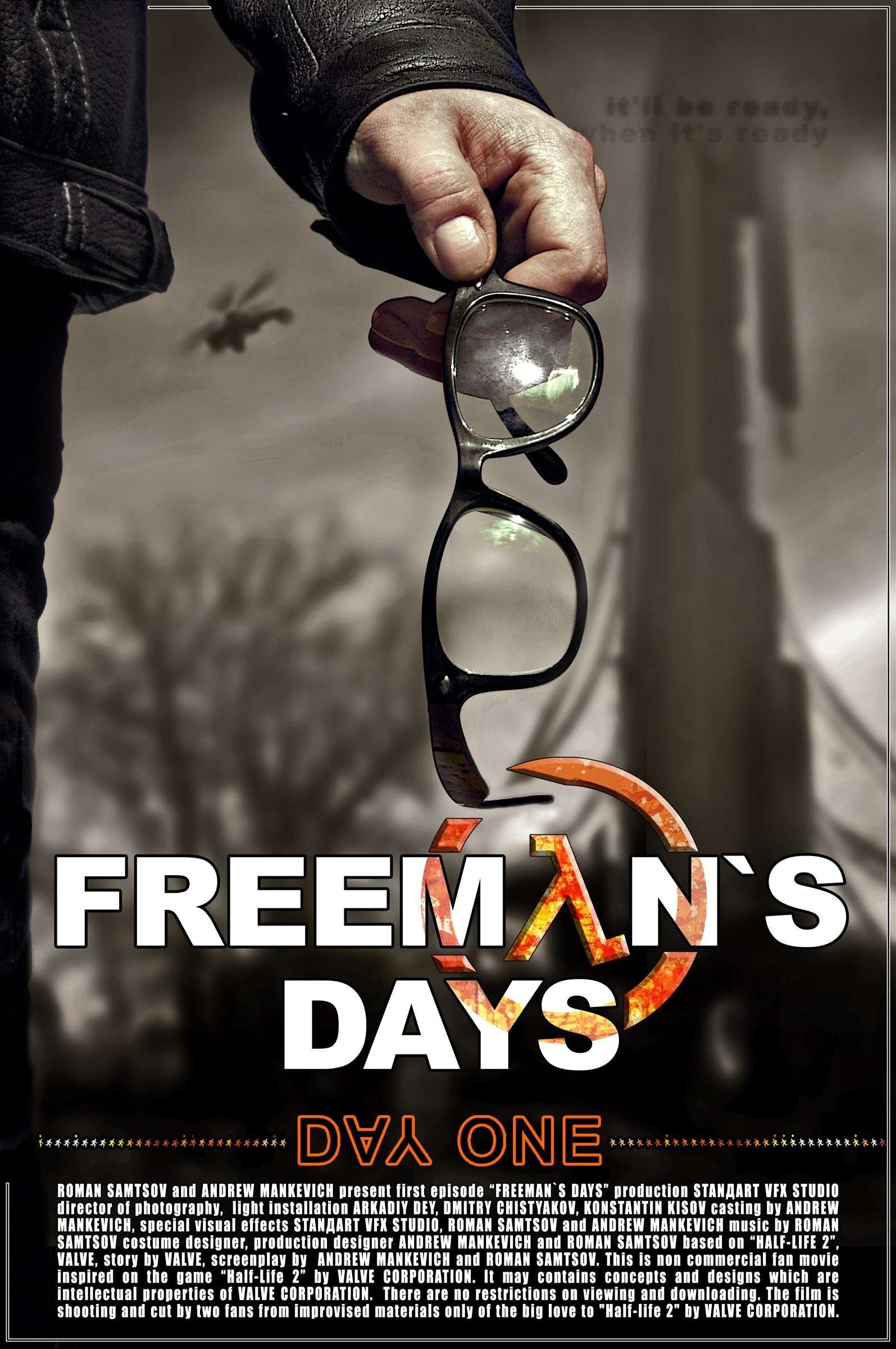 Freeman's Days. Day One. Part 1 (English subtitles) Half-Life