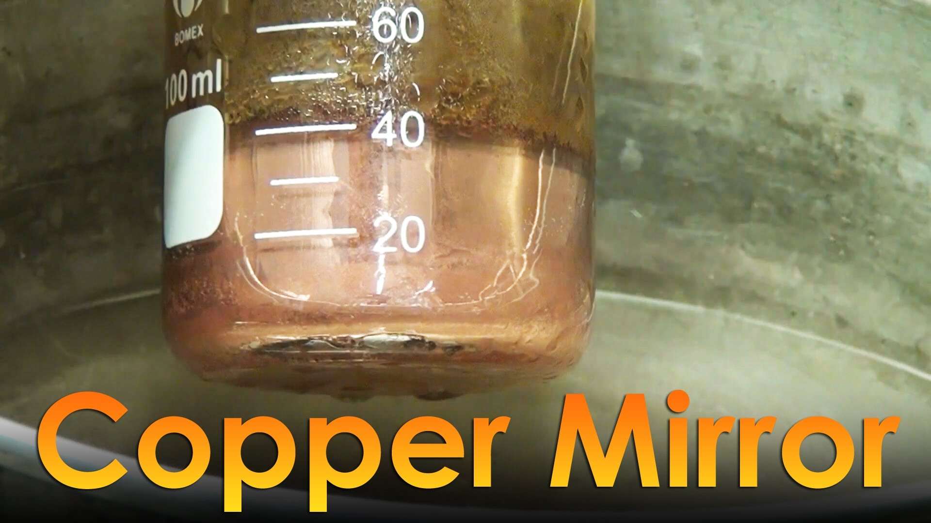 Make elemental Copper - Copper mirror chemical reaction!
