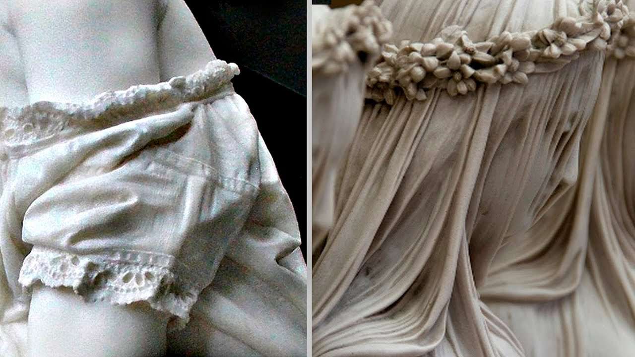 Одежда из мрамора как настоящая! Как древние это делали?