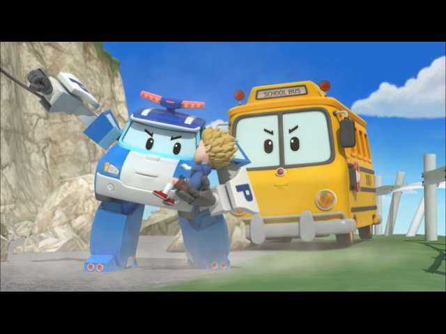 Робокар Поли - Правила дорожного движения - Ремни безопасности в автобусе (мультфильм 24)