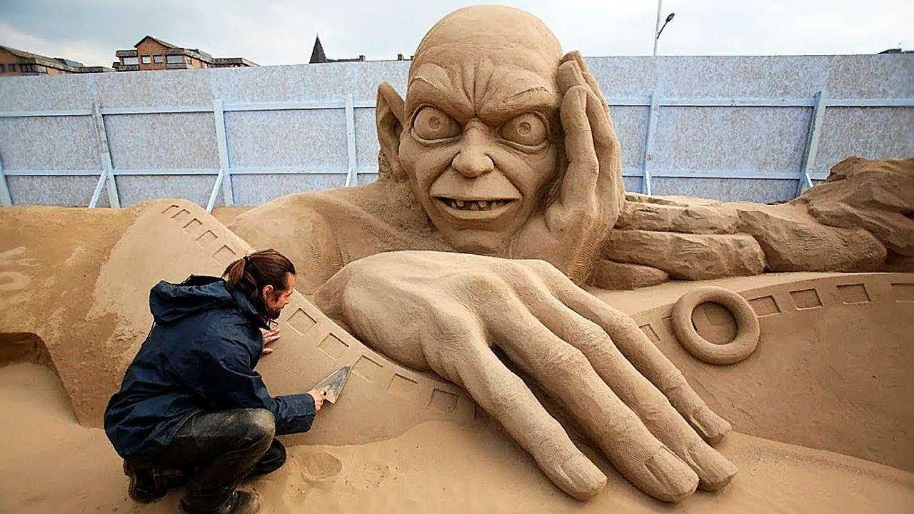 Самые Крутые Скульптуры из Песка! Вы Должны Это Увидеть!