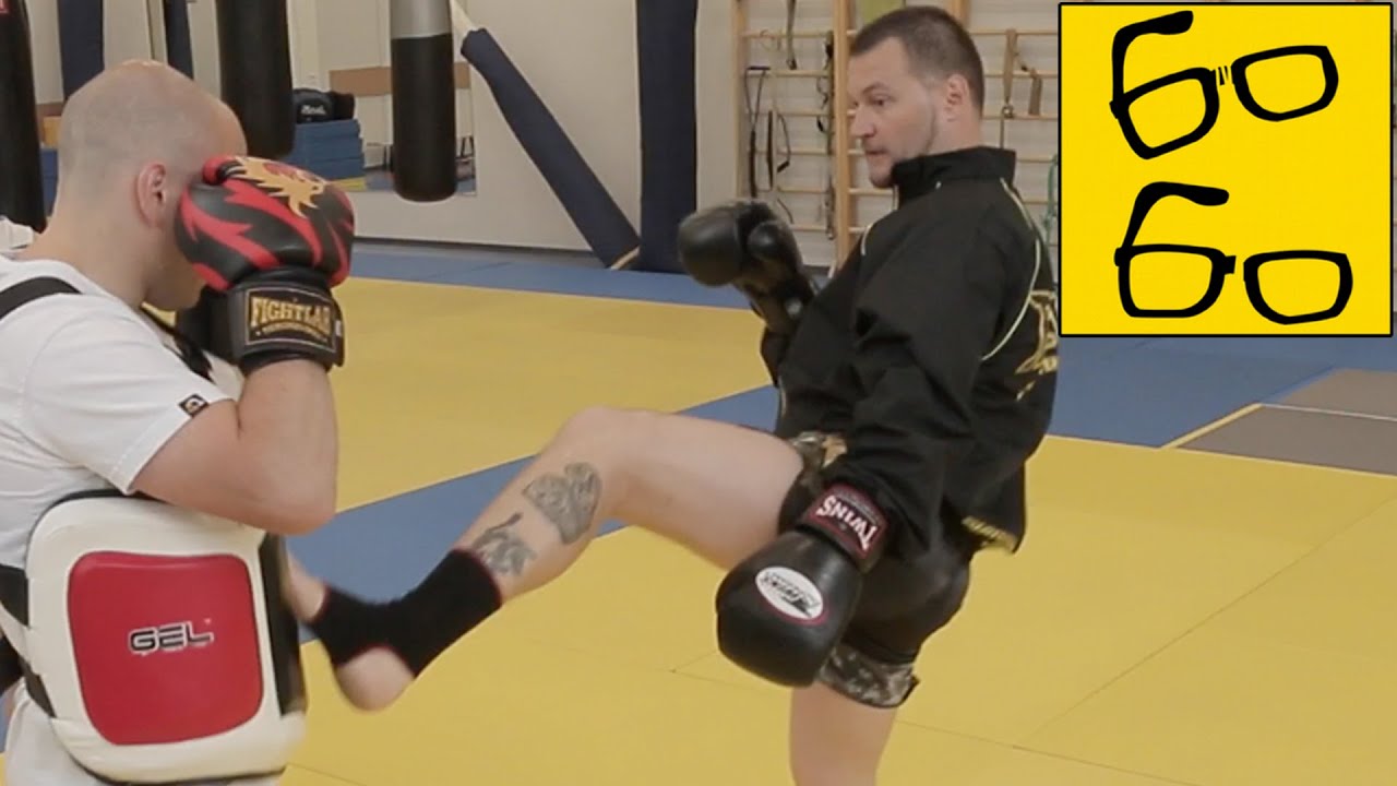 Как бить ногами с разножки? Урок тайского бокса и спецназовские хитрости от Алексея Лобанова