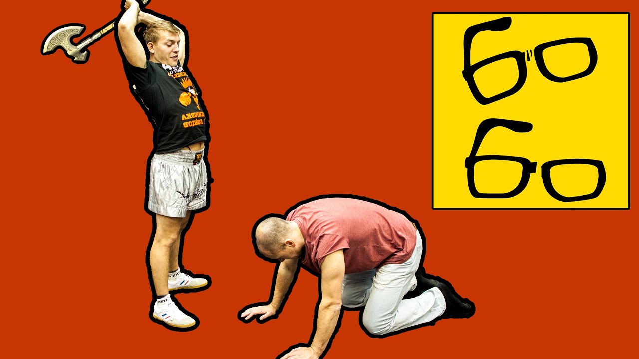 Как бить рубящий удар ногой сверху (axe kick, удар "нога-топор") — урок кикбоксинга Юрия Караваева