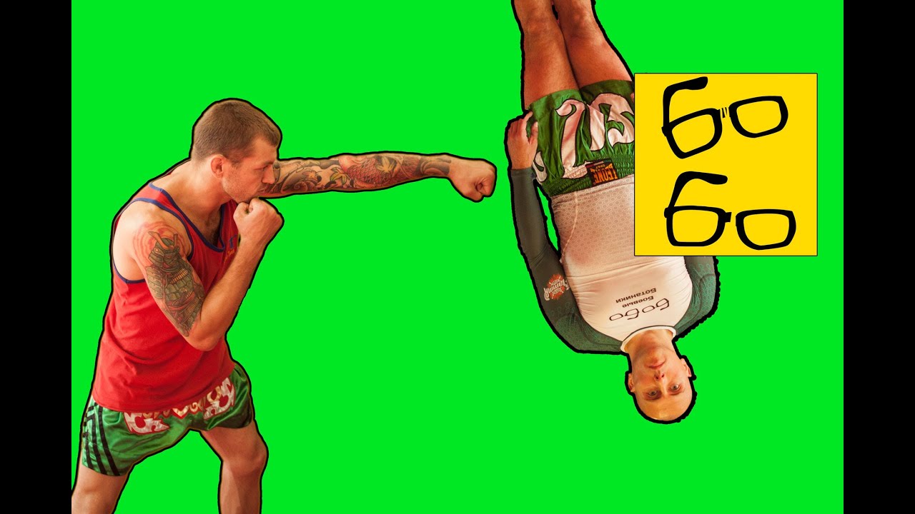 Работа на мешке c Андреем Басыниным — тренировка ударов руками на мешке в тайском боксе (муай тай)