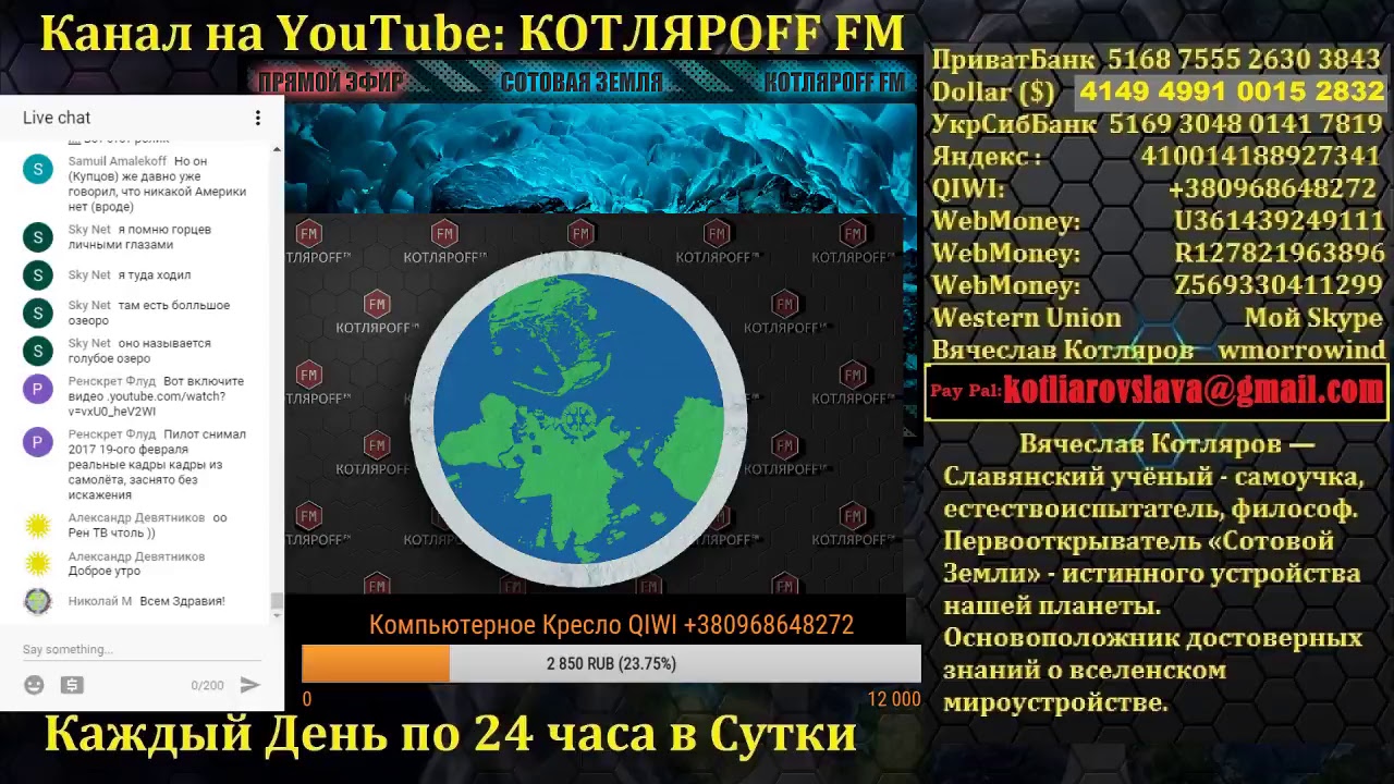 КОТЛЯРOFF FM (08.05.2017) FLAT EARTH: Что Ждёт Краину. 2 ч.