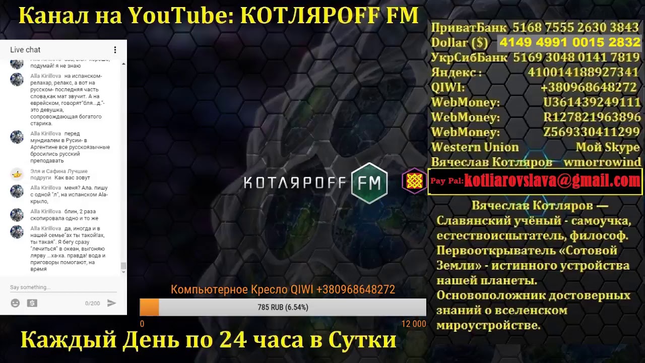 Прямой Эфир 01.04.2017: КОТЛЯРOFF FM. Пушкин.
