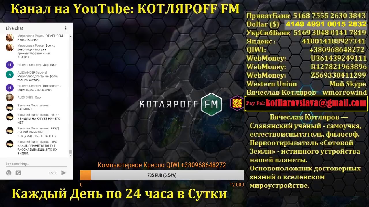 Прямой Эфир 03.04.2017. КОТЛЯРOFF FM. 21+ Перехват Аптекарей.