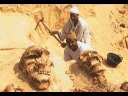 В Индии найден скелет 15-ти метрового человека.Находку пытаются засекретить.Неудобные артефакты