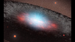 Сразу несколько станций  зафиксировали это.2 черные дыры,массой более 65 солнц,столкнулись в космосе